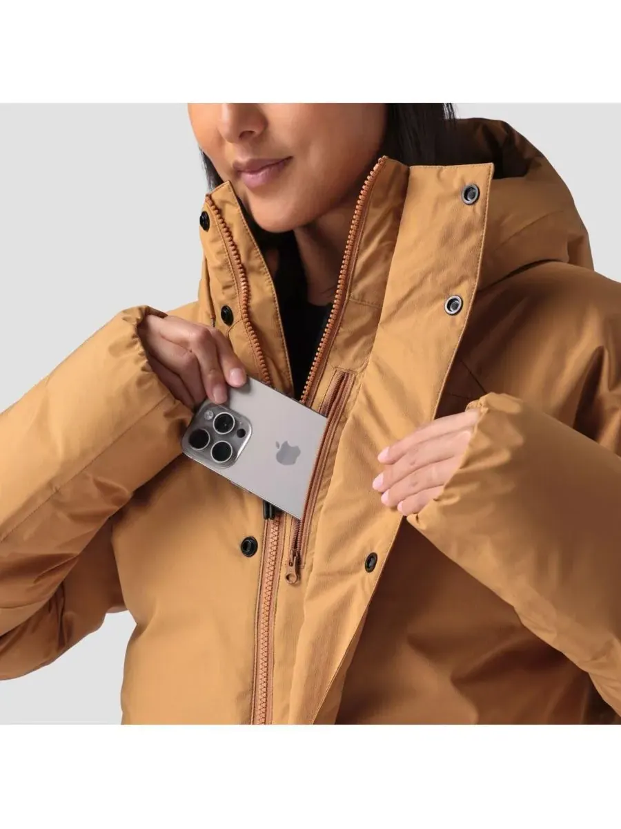 Женские пуховые куртки ALLIED Down Apres Parka Backcountry, Bistre — изображение 8 из 8