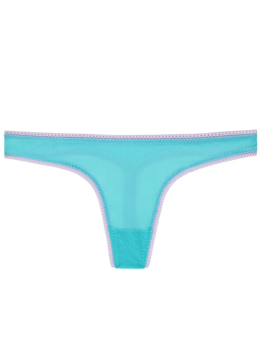 Женское сетчатое нижнее белье G, комплект из 3 штук, Sweet Fuchsia/Champagne/Waterfall — изображение 3 из 7