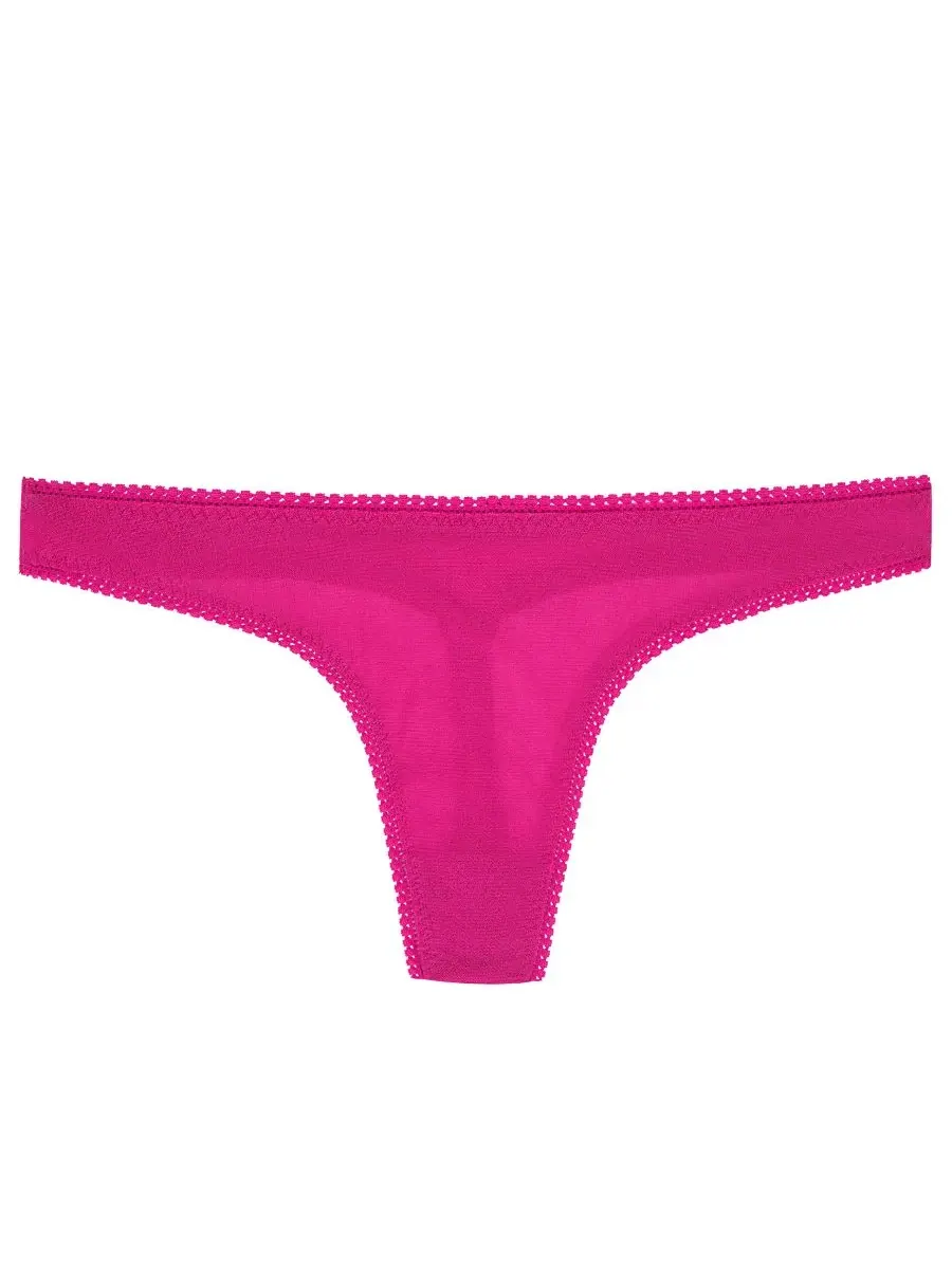 Женское сетчатое нижнее белье G, комплект из 3 штук, Sweet Fuchsia/Champagne/Waterfall — изображение 7 из 7