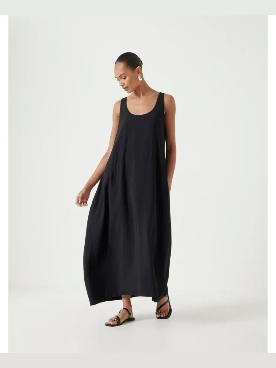 Женское платье-майка Liddie Air Flow Barrel Tank Dress Hush — черный