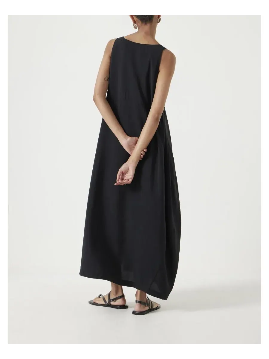Женское платье-майка Liddie Air Flow Barrel Tank Dress Hush — изображение 2 из 7, черный