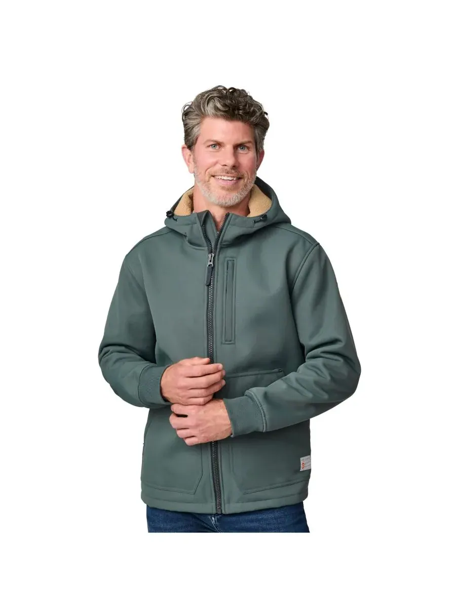 Мужская куртка Wind River Burly Canvas Softshell Free Country, everзеленый