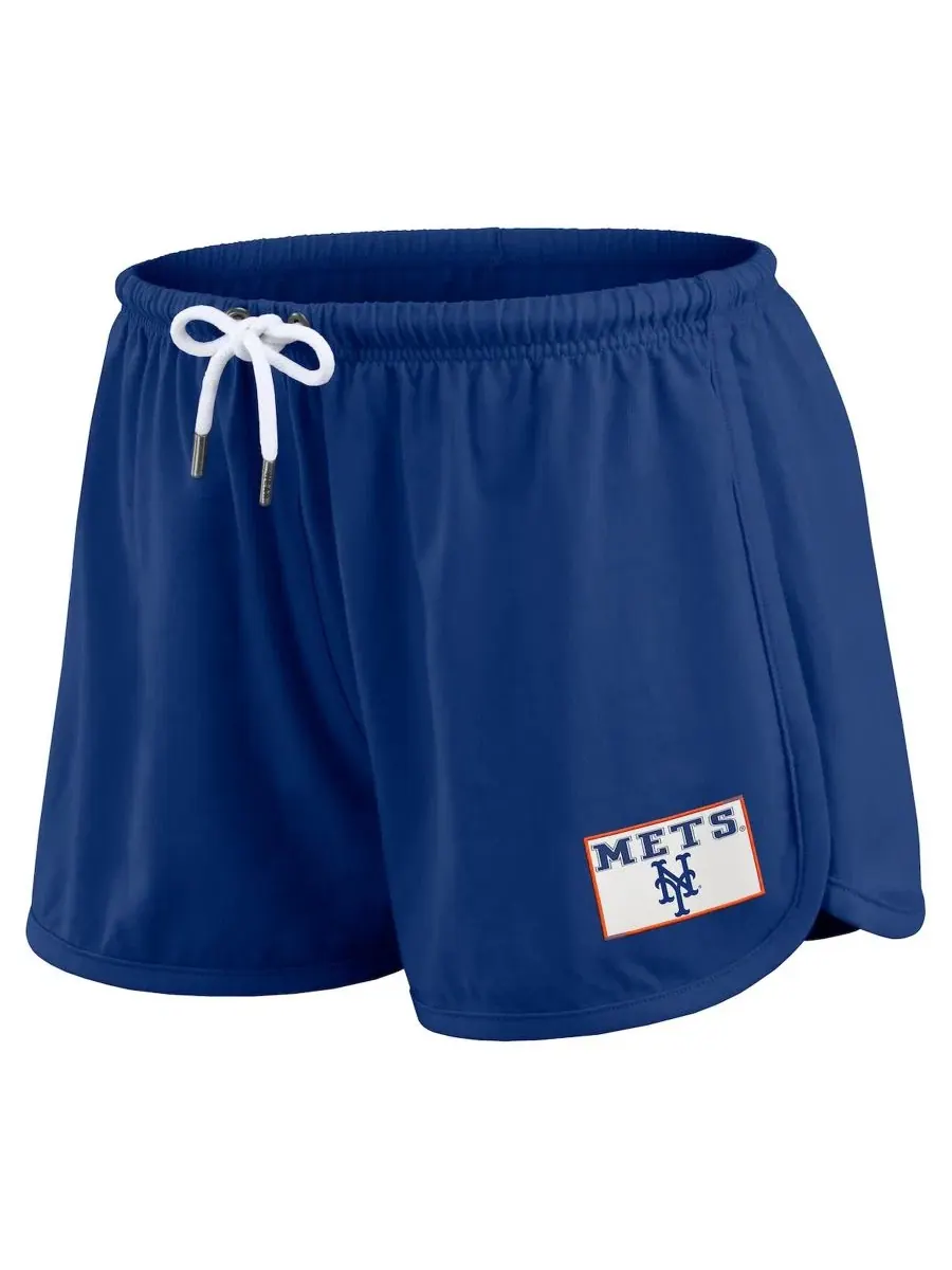 Комплект из футболки с длинным рукавом и шорт с принтом New York Mets WEAR by Erin Andrews — изображение 4 из 5, королевский
