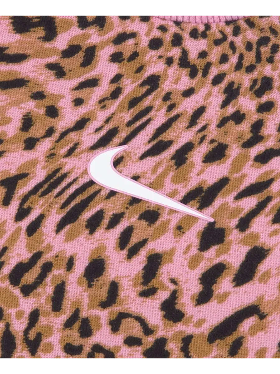 Комплект из топа и юбки-шорт с принтом Nike — изображение 3 из 5, розовый