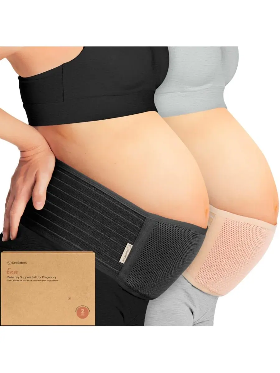 Комплект бандажей для беременных KeaBabies — белый