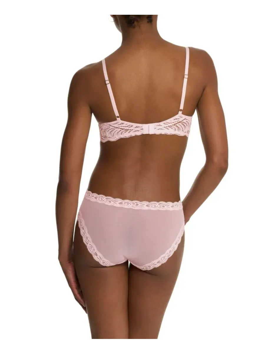 Бюстгальтер с контурными чашками Feathers Lace Natori — изображение 10 из 10, розовый
