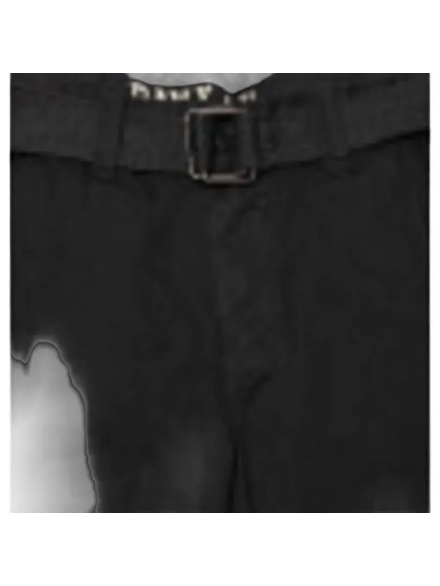 Шорты карго с ремнем Boy's Belted Twill Cargo Shorts Raw X — изображение 3 из 3, черный