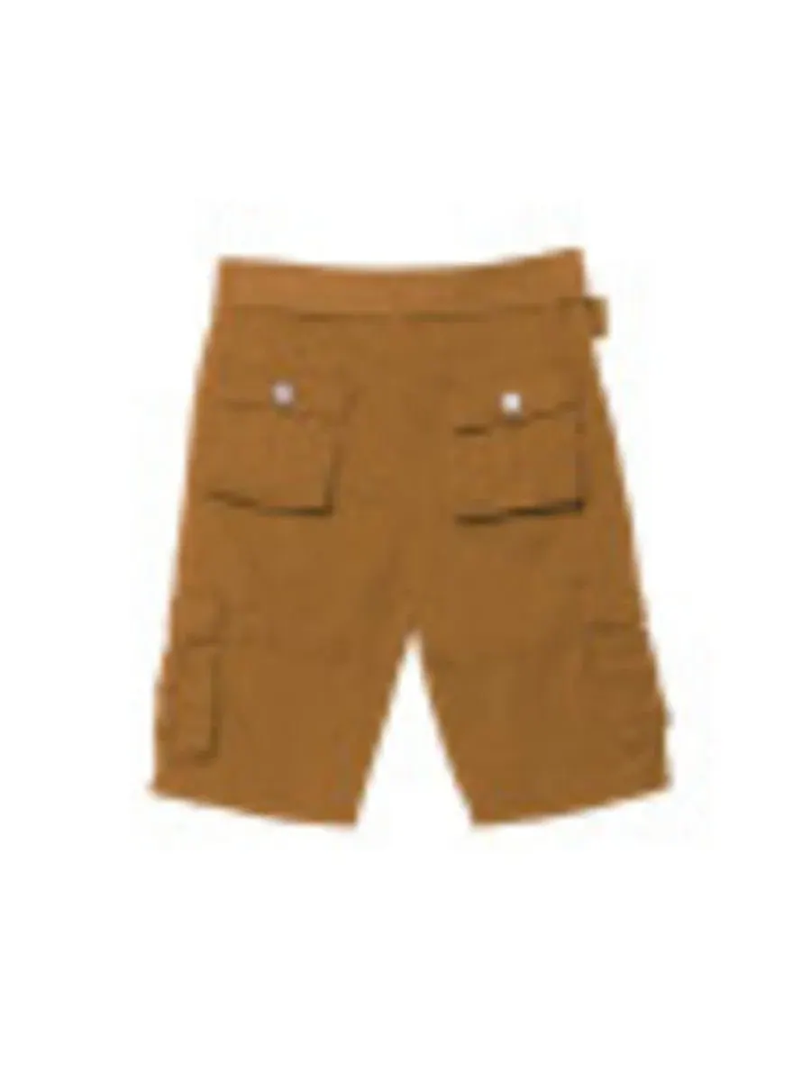 Шорты карго из твила с поясом Boy's Belted Twill Cargo Shorts Raw X — изображение 2 из 3, хаки