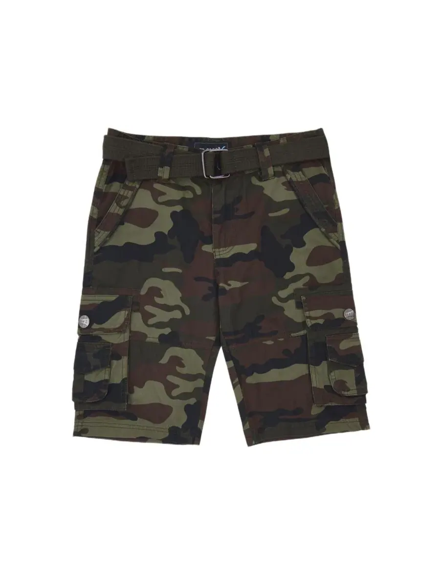Шорты из твила с ремнем Boy's Belted Twill Cargo Shorts Raw X