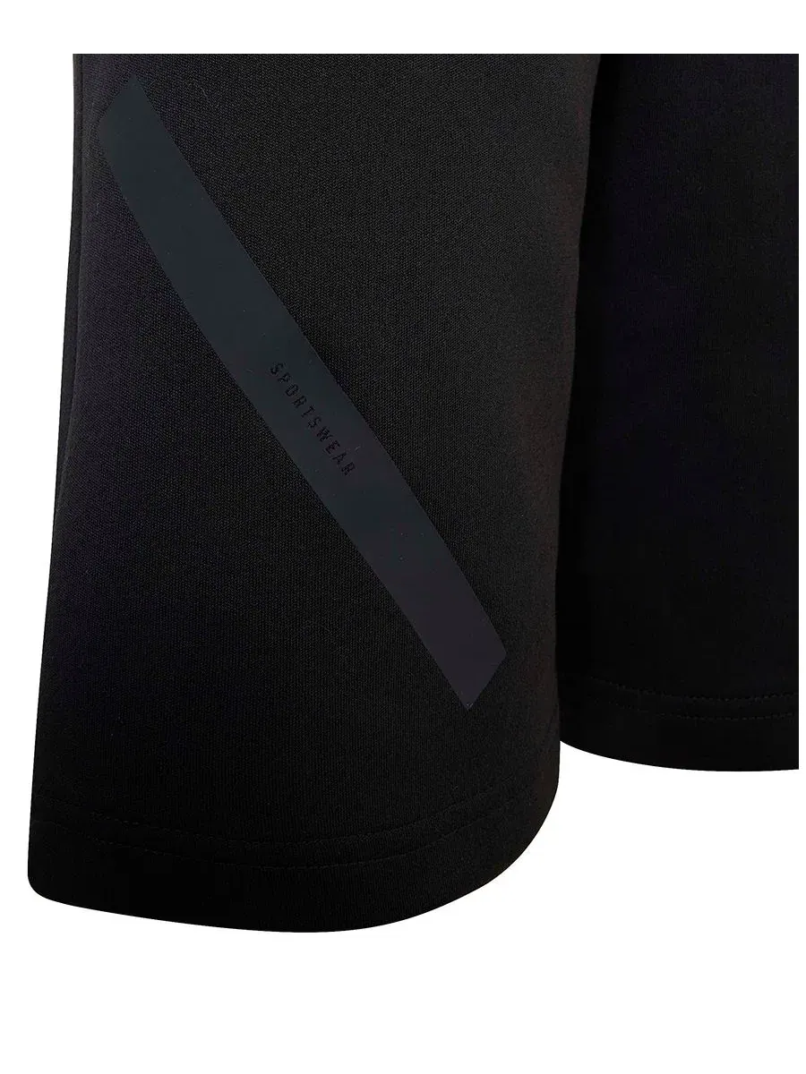 Спортивные шорты для мальчиков с регулируемым поясом Z.N.E. Athletic Shorts adidas — изображение 5 из 5, черный