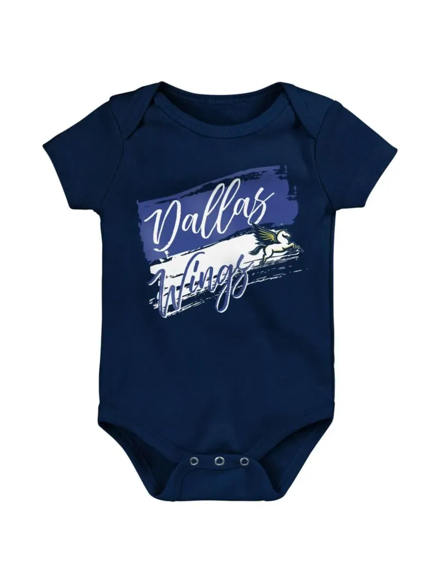Комплект из 3 боди Dallas Wings Destiny Outerstuff — изображение 2 из 4, синий