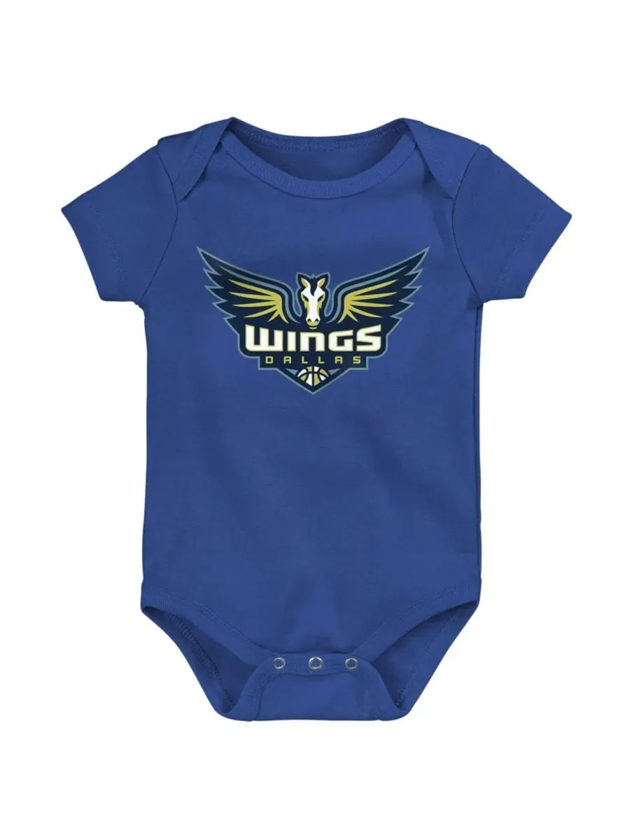Комплект из 3 боди Dallas Wings Destiny Outerstuff — изображение 4 из 4, синий