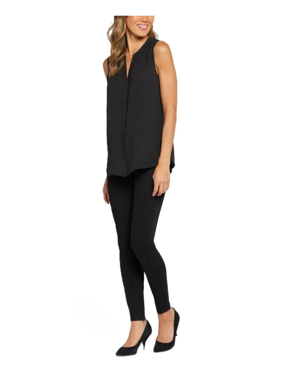 Блузка без рукавов с защипами, модель Sleeveless Pintuck Top NYDJ — 3