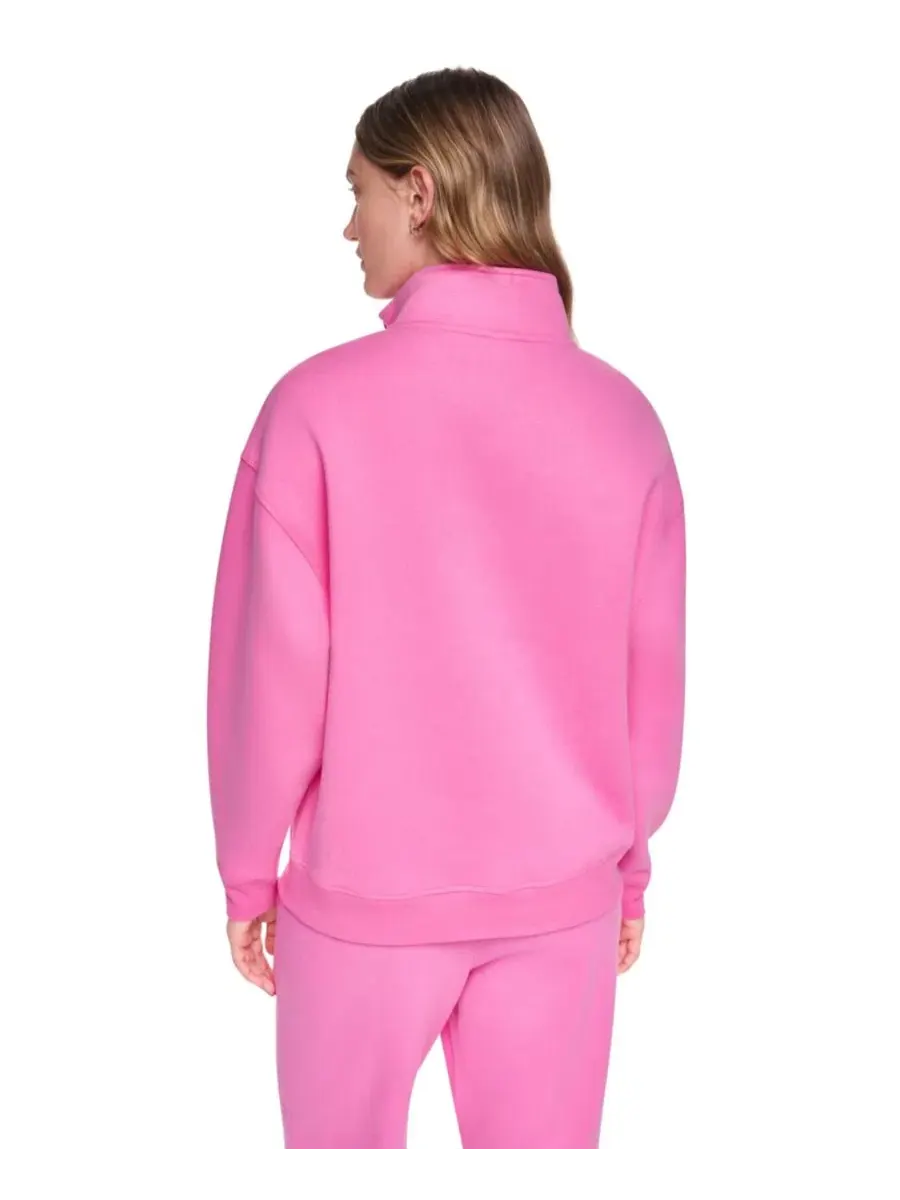 Свитшот с металлическим логотипом и высоким воротником DKNY Sport — изображение 8 из 10, эспрессо