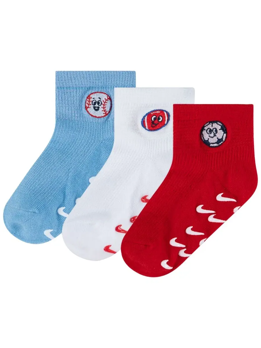 Комплект носков с нескользящей подошвой, модель Multisport Waffle Gripper Socks Nike