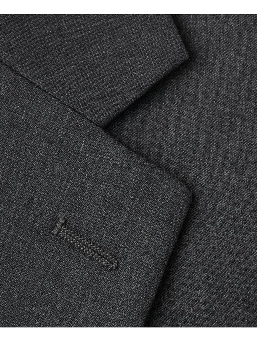 Пиджак мужской шерстяной с лацканами, Slim Fit, Mango — изображение 5 из 6, серый
