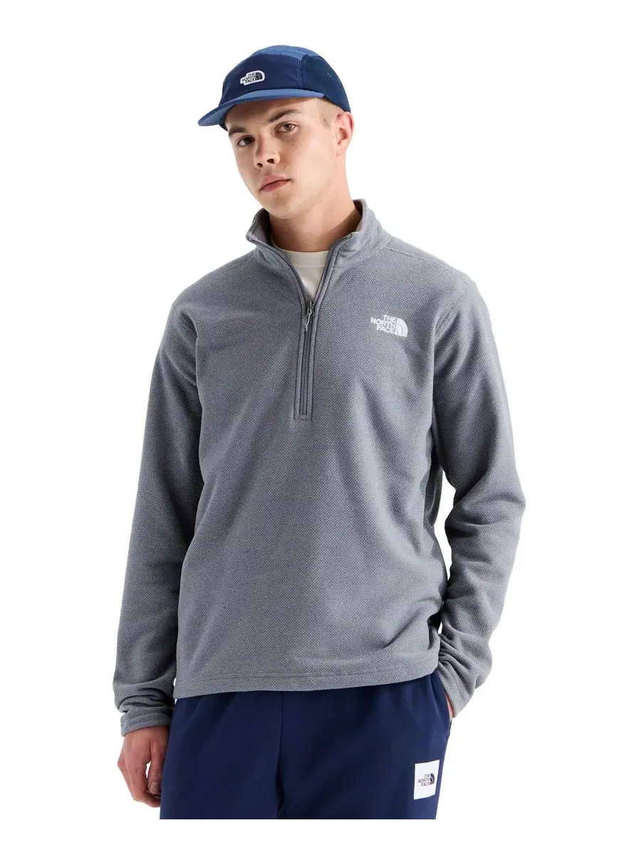 Свитшот с четверть-молнией Textured Cap Rock The North Face