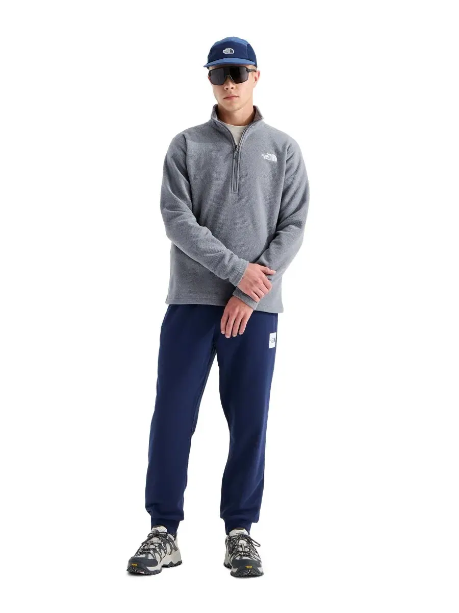 Свитшот с четверть-молнией Textured Cap Rock The North Face — изображение 2 из 4, эвкалиптовый дым