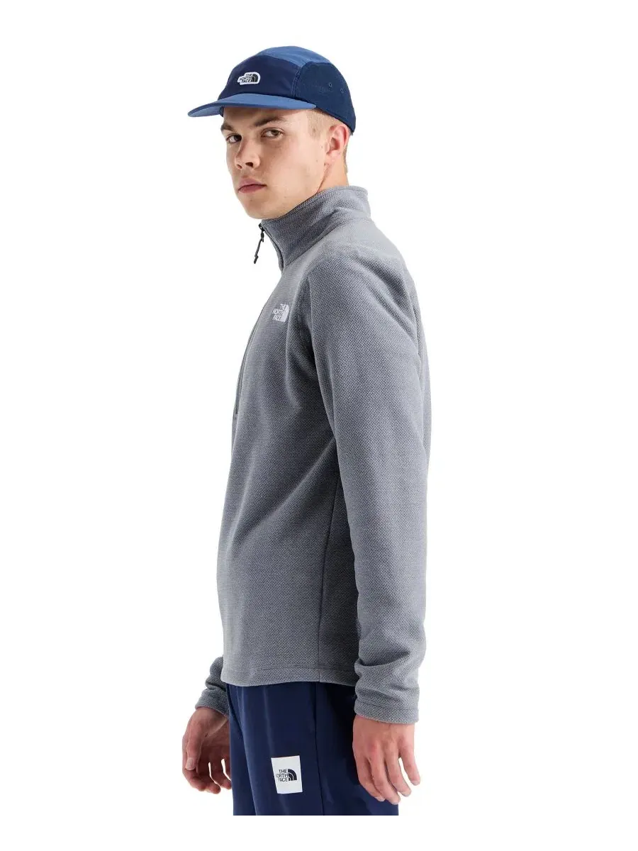 Свитшот с четверть-молнией Textured Cap Rock The North Face — изображение 3 из 4, эвкалиптовый дым