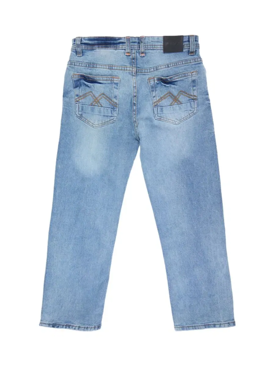 Джинсы с потертостями Rip And Repair Denim Jeans Raw X, Light Stone 90007 — изображение 2 из 4