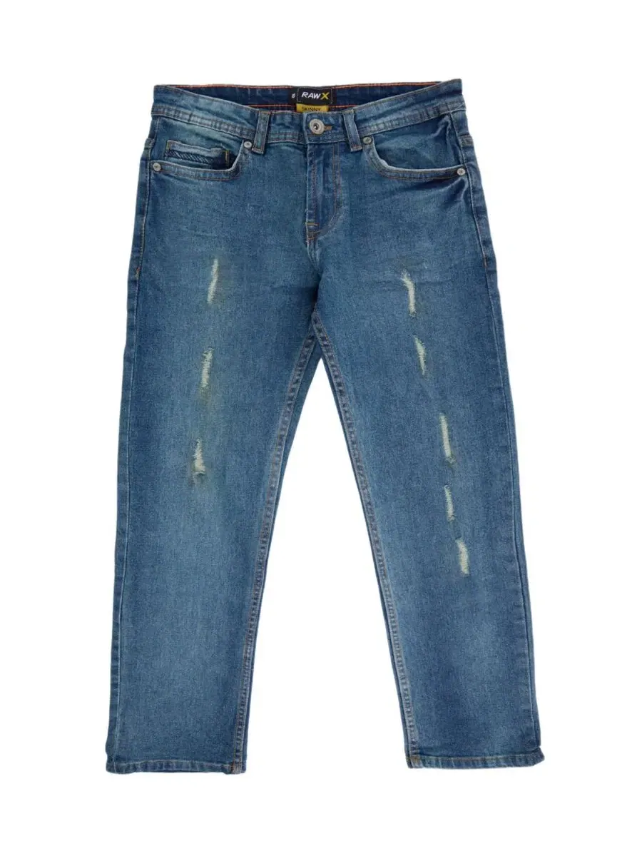 Джинсы с потертостями Rip And Repair Denim Jeans Raw X, Tint 99008
