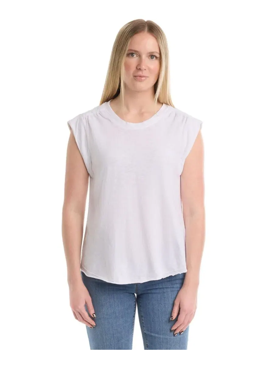 Футболка с рукавами-фонариками WILT — белый