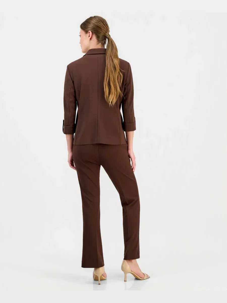 Комплект из жакета и брюк, модель Petite Notched-Collar Jacket & Pull-On Pants, бренд Anne Klein — изображение 6 из 6