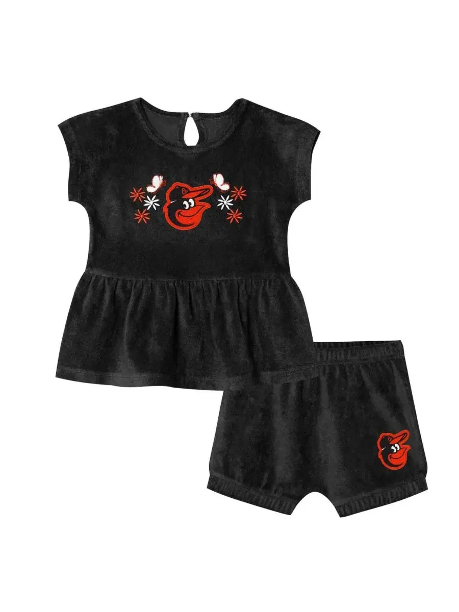 Комплект из футболки и шорт с вышивкой Baltimore Orioles Hop Base Outerstuff
