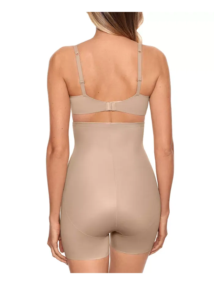 Женские утягивающие шорты с высокой талией Extra Firm 2416 Miraclesuit — изображение 3 из 3, бежевый