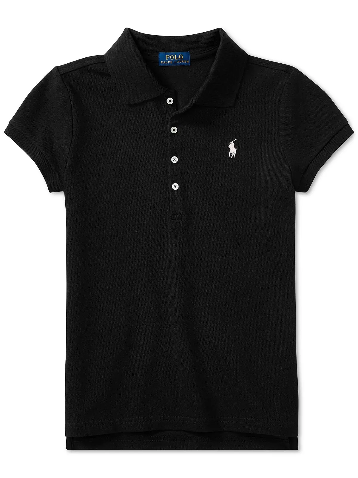 Рубашка поло из эластичного хлопка для больших девочек Polo Ralph Lauren