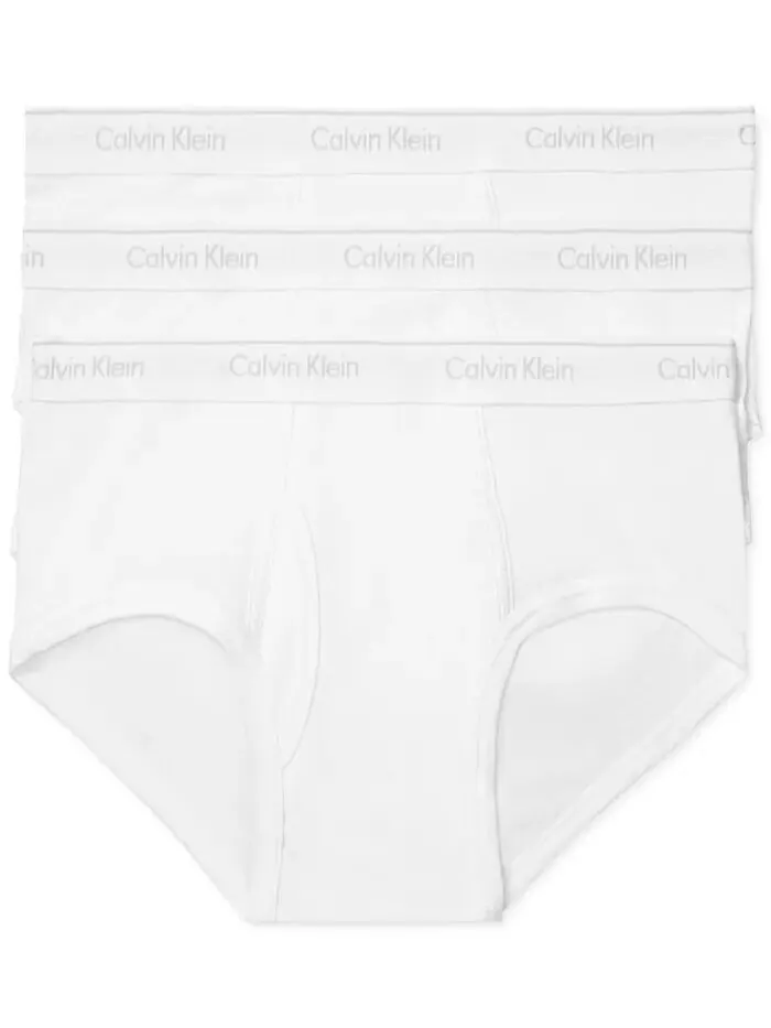 Комплект из 3 классических хлопковых трусов для мужчин Calvin Klein