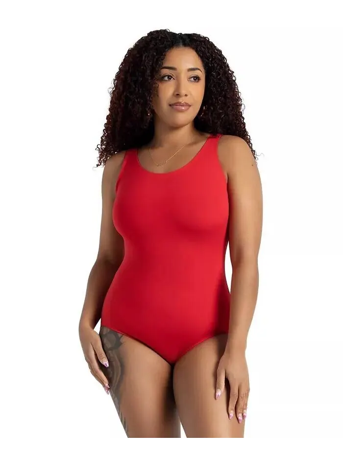 Танк Купальник Capezio — изображение 1 из 2, бордовый