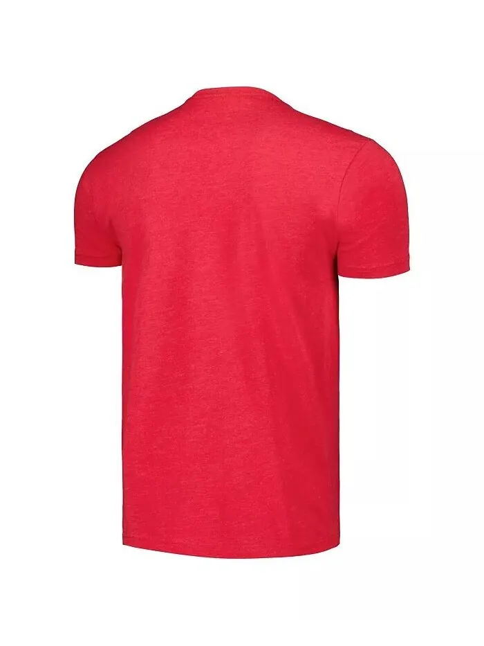 Мужская и женская футболка Red Chicago Bulls Hardwood Classics MVP Throwback с логотипом Mitchell & — изображение 3 из 3