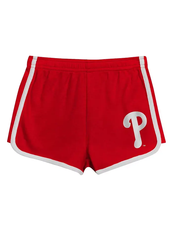 Детский комплект из 2 предметов Philadelphia Phillies Double Run: футболка и шорты — изображение 4 из 5, красный