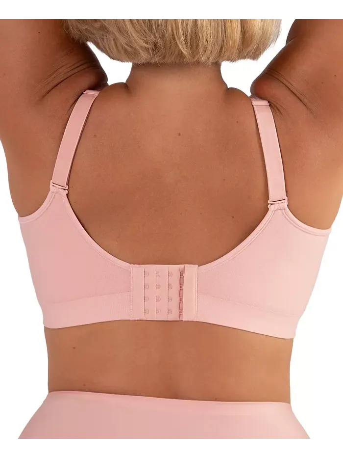 Женский беспроводной комфортный бюстгальтер Straps 10024 Shapermint Essentials — изображение 2 из 3, розовый бежевый