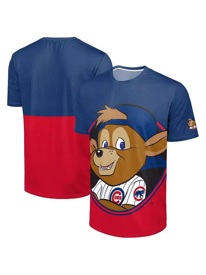 Мужская футболка Chicago Cubs с большим логотипом талисмана