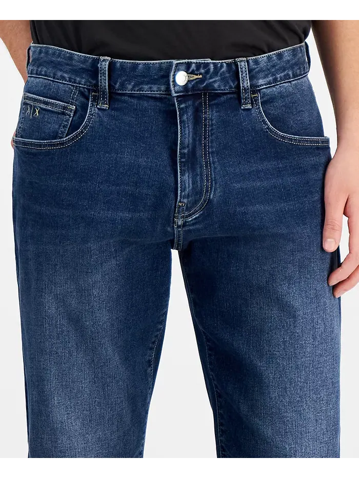 Мужские джинсы Slim Fit A|X Armani Exchange — изображение 4 из 7, индиго