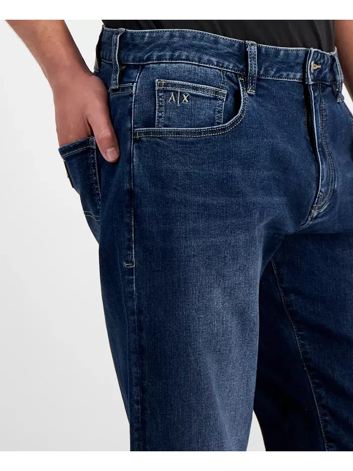 Мужские джинсы Slim Fit A|X Armani Exchange — изображение 7 из 7, индиго