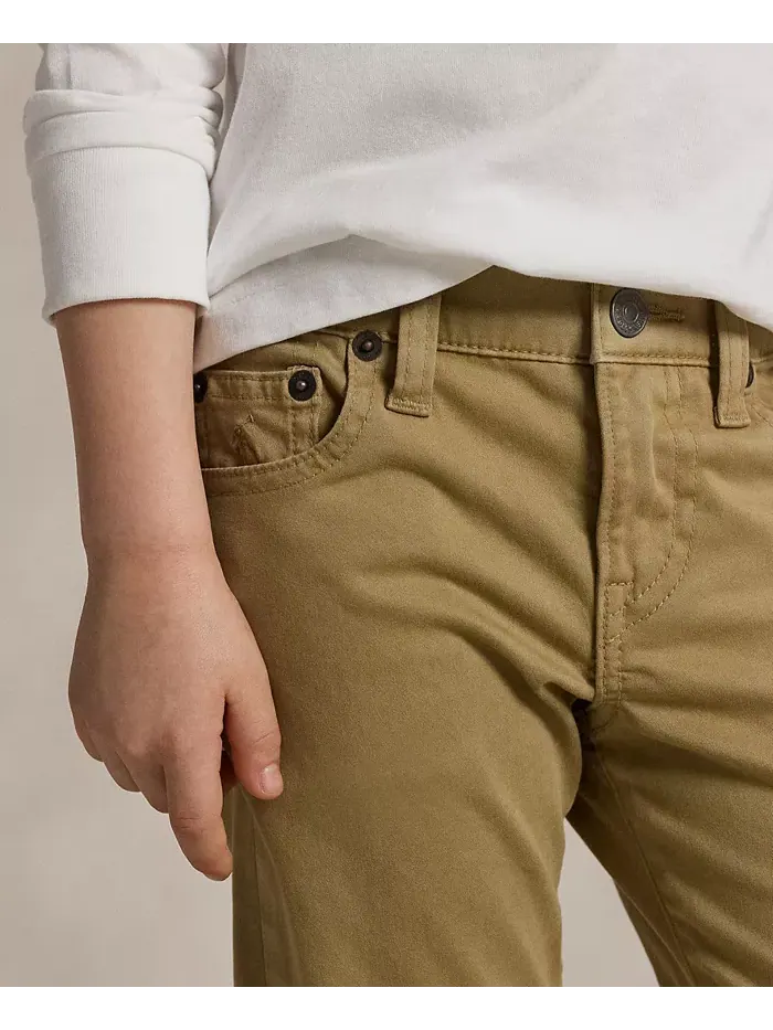 Брюки Sullivan Slim Stretch Sateen для малышей и мальчиков Polo Ralph Lauren — изображение 2 из 6, хаки