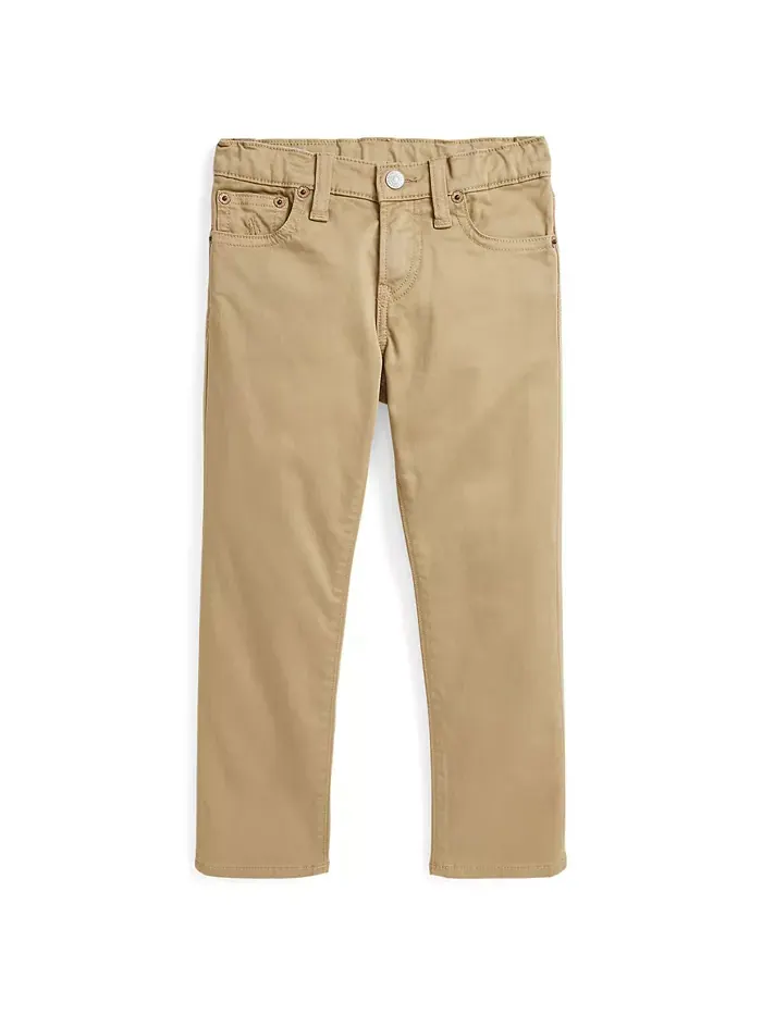 Брюки Sullivan Slim Stretch Sateen для малышей и мальчиков Polo Ralph Lauren — изображение 4 из 6, хаки