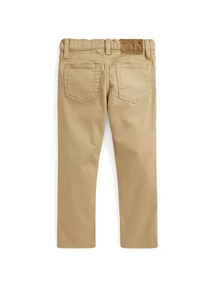 Брюки Sullivan Slim Stretch Sateen для малышей и мальчиков Polo Ralph Lauren — изображение 5 из 6, хаки