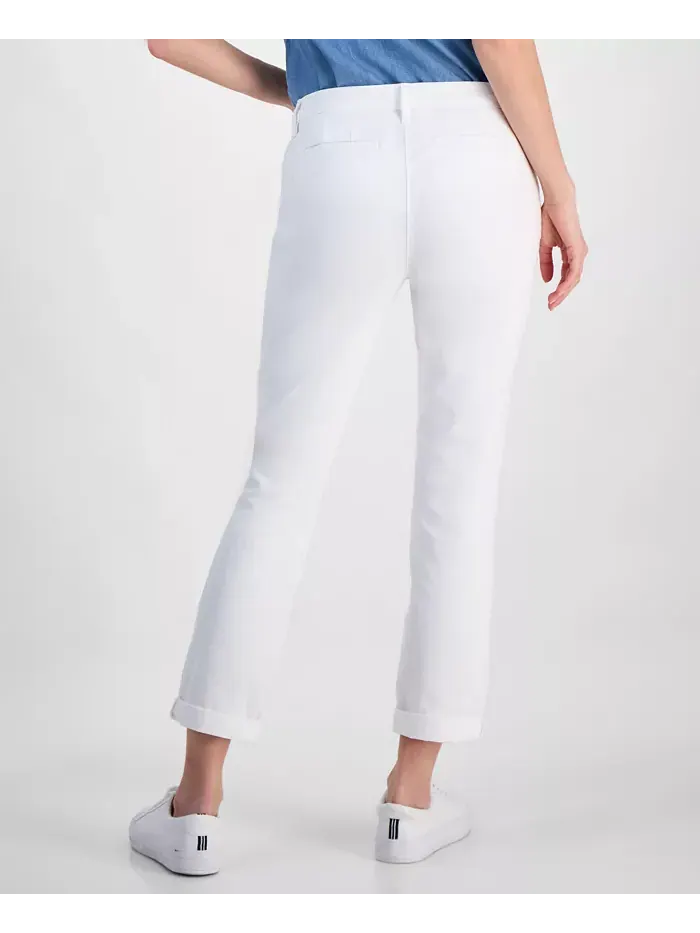 Женские брюки Montauk Solid с манжетами Nautica Jeans — изображение 4 из 4, яркий белый