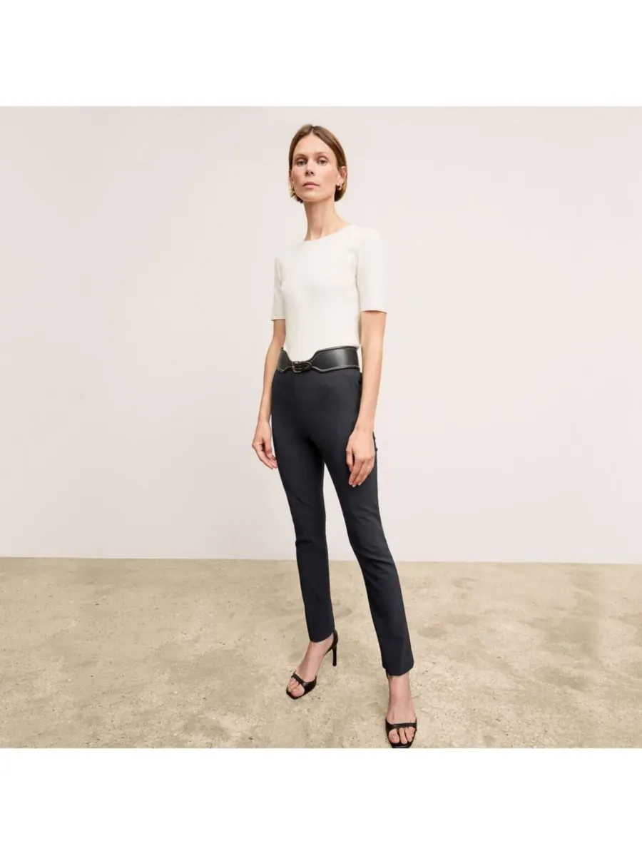 Женские брюки-клеш Foster Pant - Eco PowerStretch MMLaFleur — изображение 2 из 9, черный