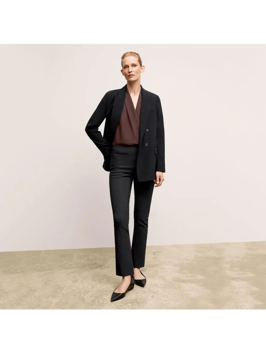 Женские брюки-клеш Foster Pant - Eco PowerStretch MMLaFleur — изображение 7 из 9, черный