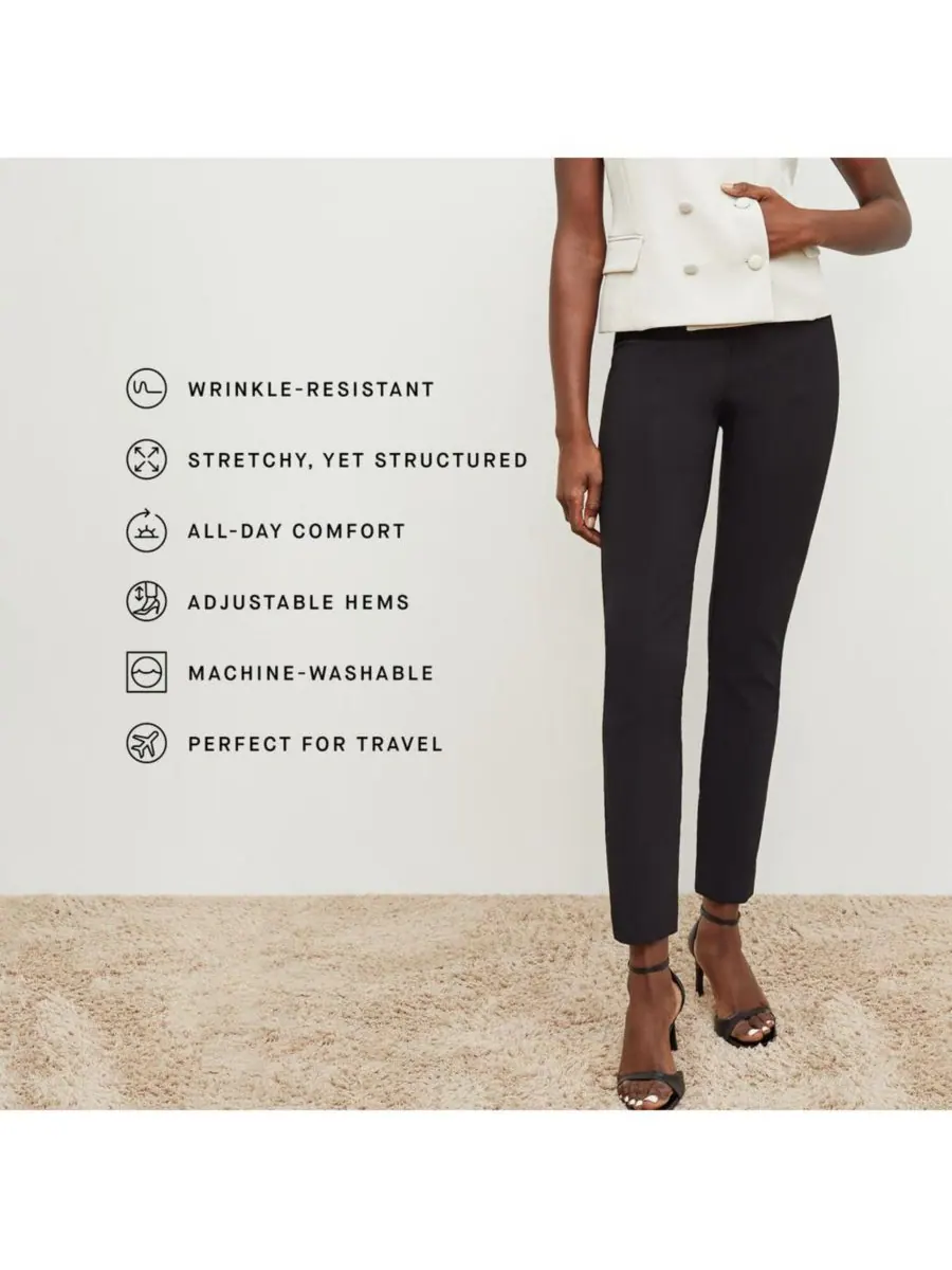 Женские брюки-клеш Foster Pant - Eco PowerStretch MMLaFleur — изображение 8 из 9, черный