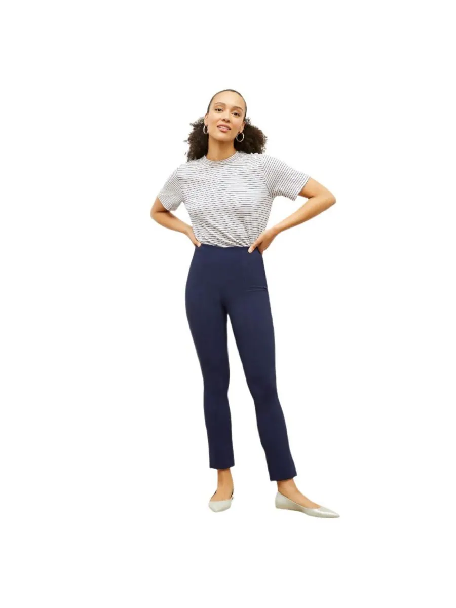 Женские брюки-клеш Foster Pant - Eco PowerStretch MMLaFleur — изображение 2 из 9, темный темно-синий