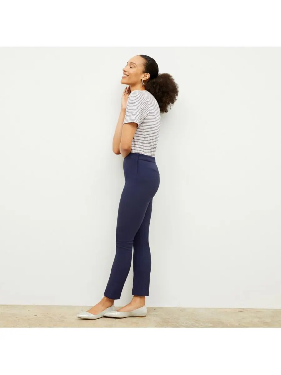 Женские брюки-клеш Foster Pant - Eco PowerStretch MMLaFleur — изображение 5 из 9, темный темно-синий