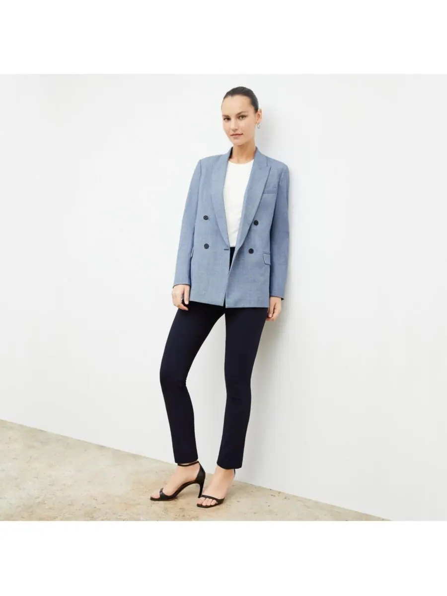 Женские брюки-клеш Foster Pant - Eco PowerStretch MMLaFleur — изображение 8 из 9, темный темно-синий