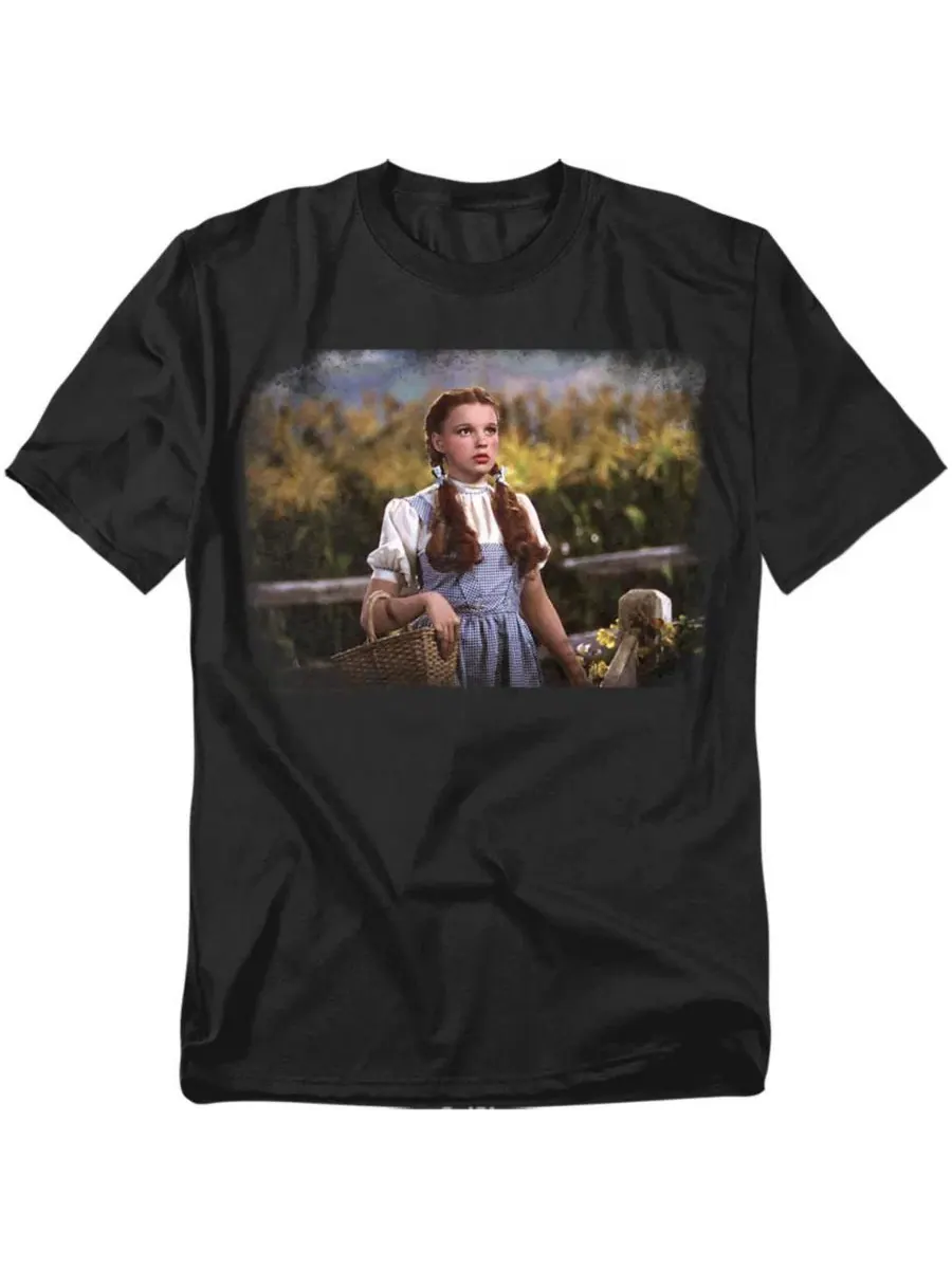 Футболка с принтом The Not In Kansas Anymore Corn Field Wizard Of Oz — черный