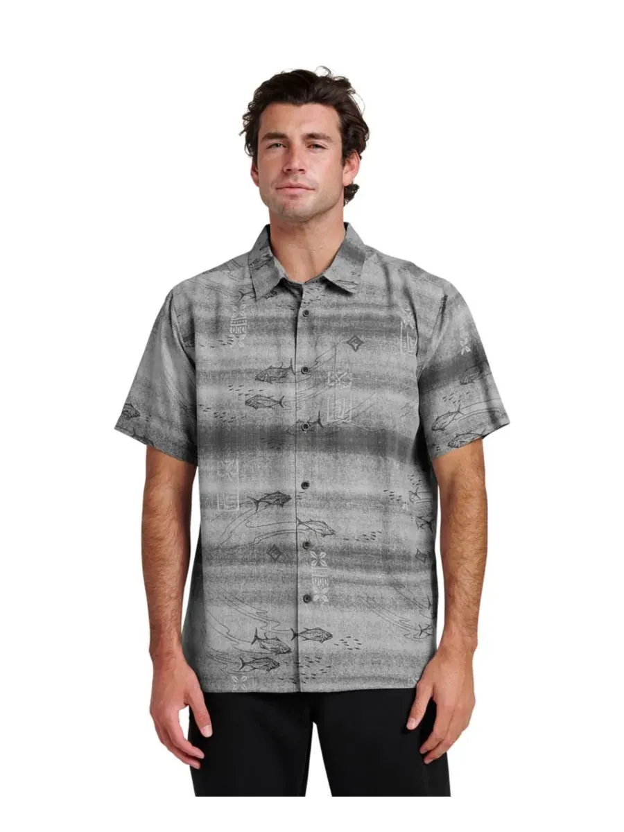 Мужская футболка с коротким рукавом Quiksilver Go Fish Quiksilver Waterman — изображение 1 из 3, фантомный